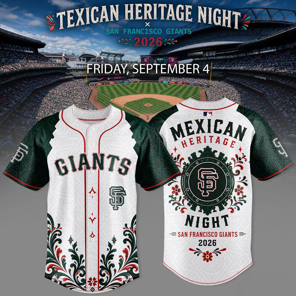 San Francisco Giants 2026 Mexican Heritage Night Baseball Jersey Giants Merch Gifts For Dad