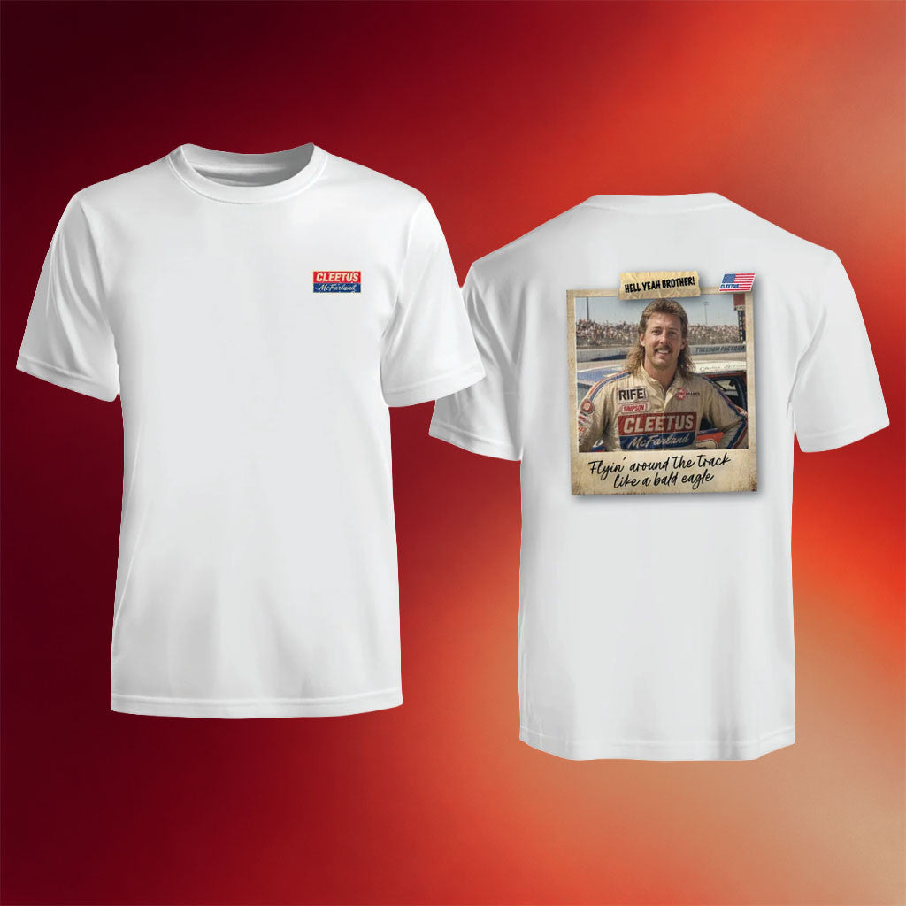 Cleetus McFarland Merch 2026 Cleetus McFarland Polaroid T-Shirt White Gifts For Fans