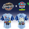 Biloxi Shuckers Paw Patrol Night Baseball Jersey Shuckers Merch Best Gifts For Baseball Lovers