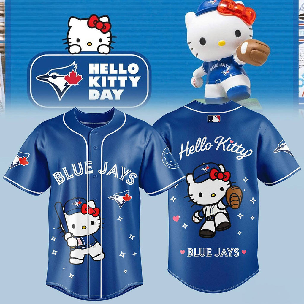 Toronto Blue Jays x Hello Kitty Day 2026 Jersey Blue Jays Merch Baseball Fan Fear Cute Gifts