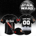 Custom Star Wars Darth Vader Bowling Green Hot Rods Baseball Jersey Star Wars Merch Fan Gifts