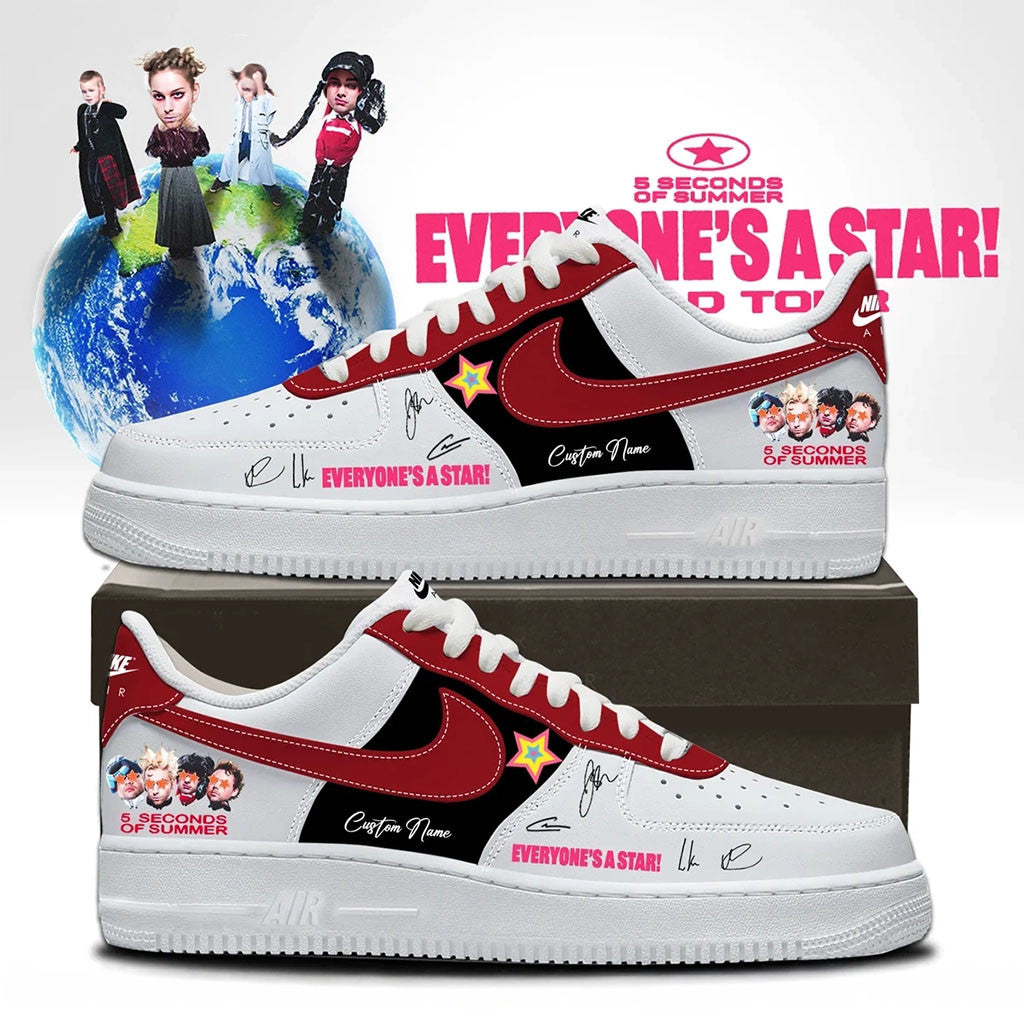 Personalized 5 Seconds Of Summer Merch 2026 5SOS Everyone's A Star Shoes Best Gifts For Fans