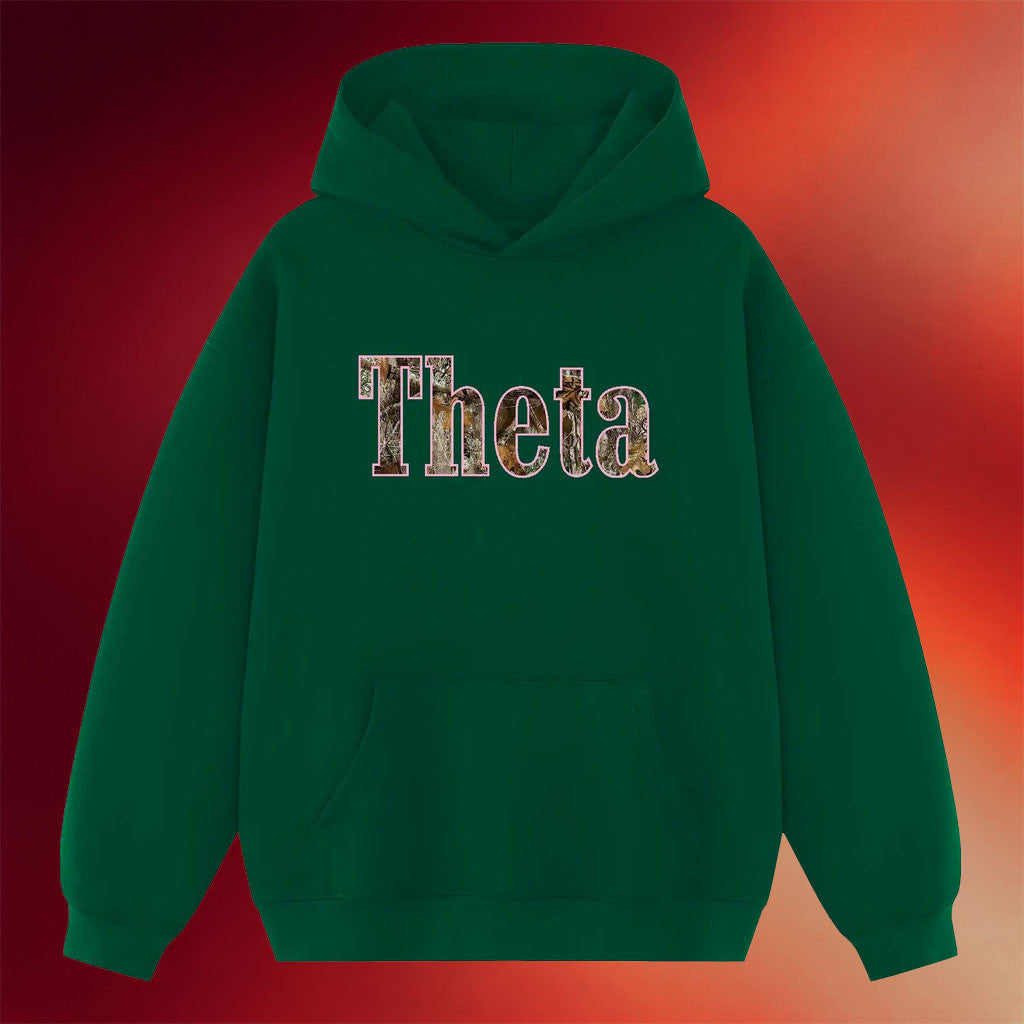Kappa Alpha Theta Merch 2026 Forest Camo Sorority Hoodie Best Gifts For Sisters