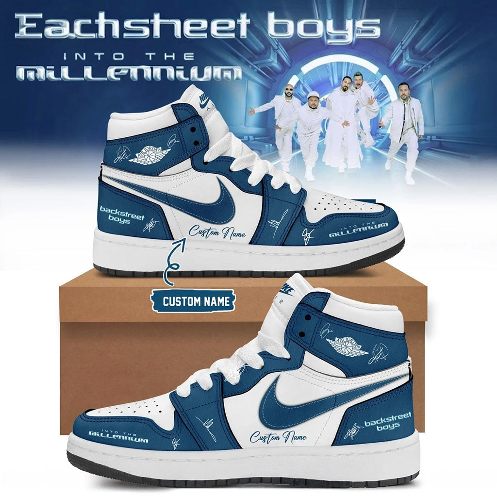 Customize Backstreet Boys Into The Millennium Signature Sneakers Backstreet Boys Merch Fan Gift