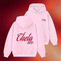 Kappa Alpha Theta Merch 2026 Sweetheart Script Sorority Hoodie Cool Gift For Her