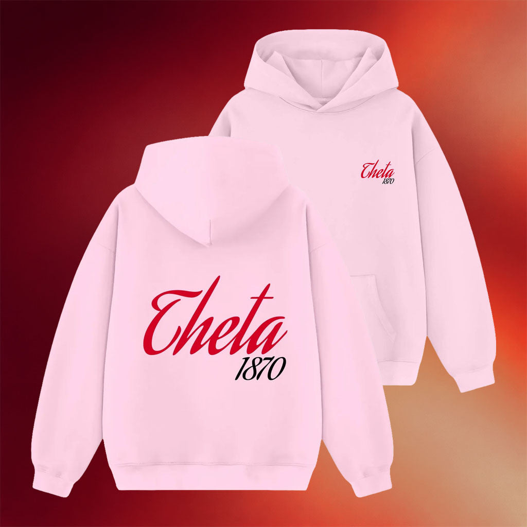 Kappa Alpha Theta Merch 2026 Sweetheart Script Sorority Hoodie Cool Gift For Her