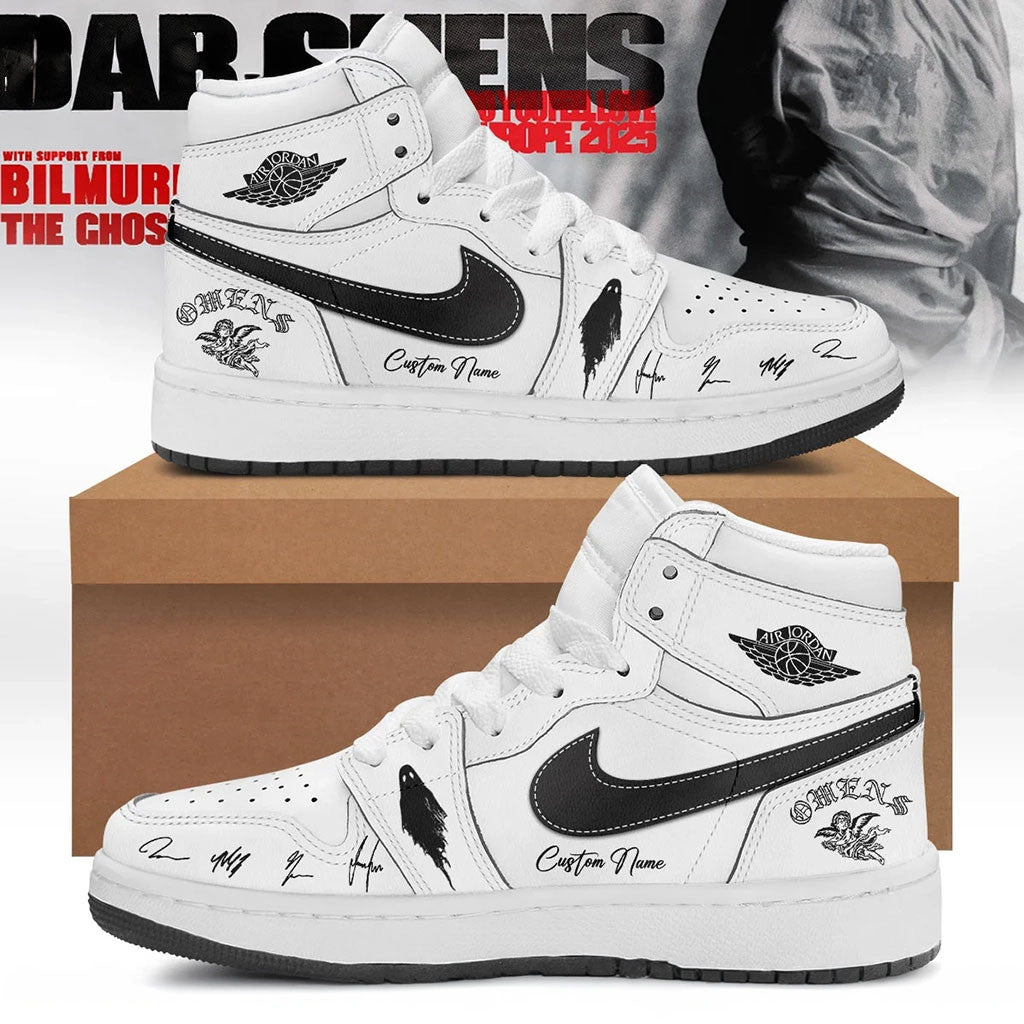 Personalized Bad Omens Merch Do You Feel Love Tour Signed Sneakers Best Gifts For Music Lovers