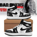 Personalized Bad Omens Merch Do You Feel Love Tour Signed Sneakers Cool Gifts For Music Fans