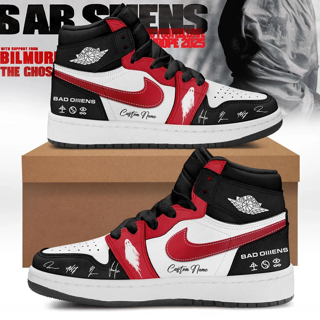 Personalized Bad Omens Merch Do You Feel Love Tour Signed Sneakers Present For Band Fans