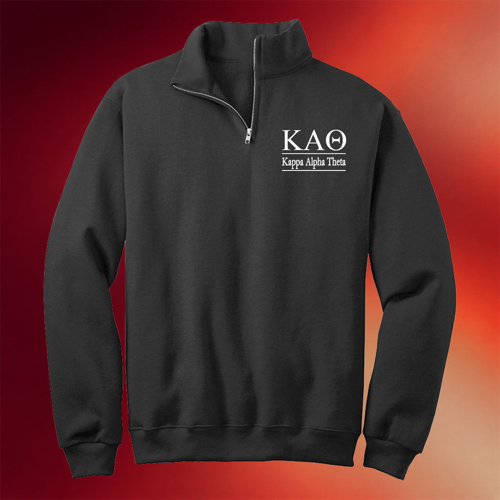 Kappa Alpha Theta Merch 2026 Kappa Alpha Theta Quarter Zip Shirt Best Gift For Friends