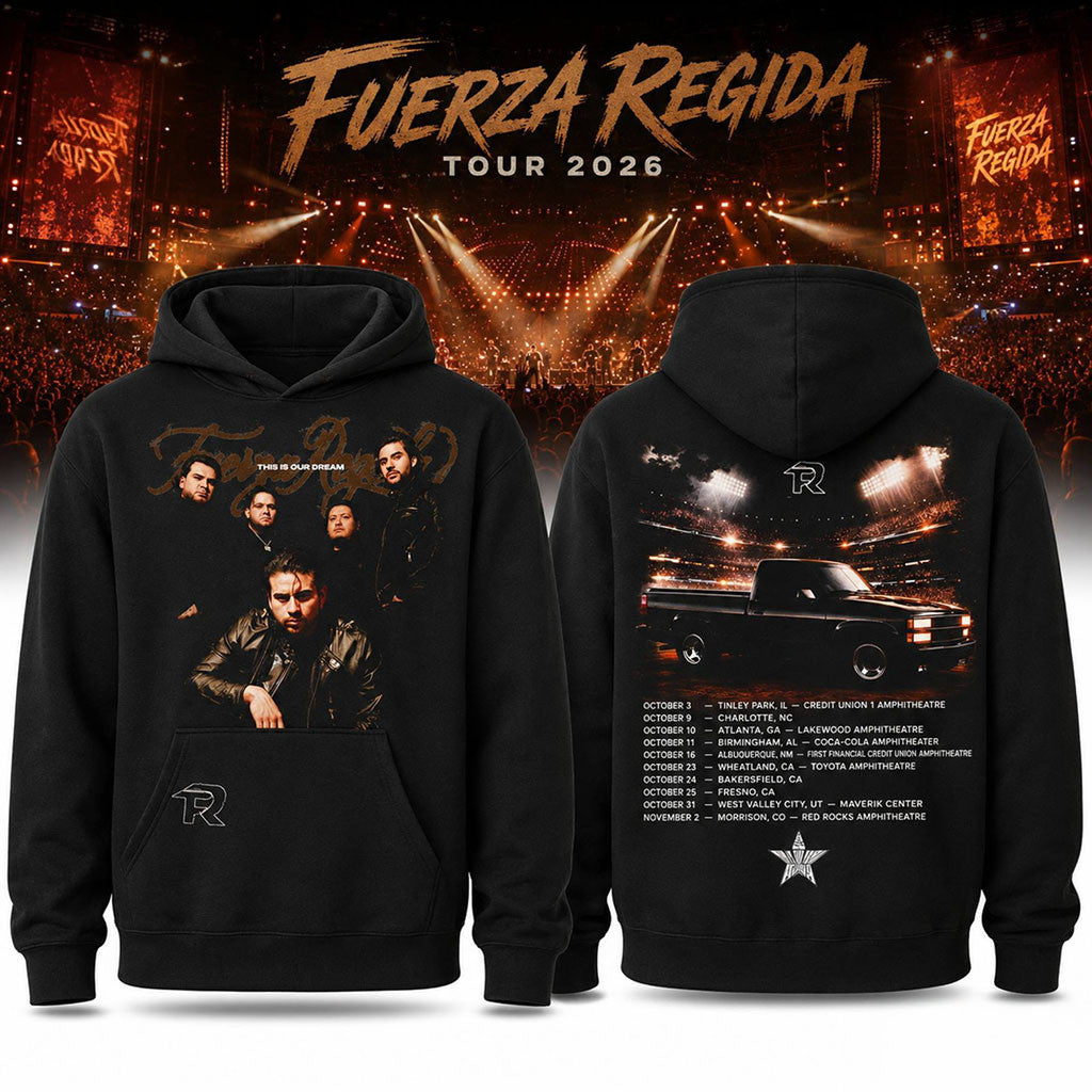 Fuerza Regida Merch 2026 This Is Our Dream Tour SE LOGRO Hoodie Cool Gifts For Music Lovers