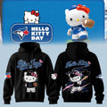 Toronto Blue Jays x Hello Kitty Day 2026 Hoodie Black Jays Merch Baseball Fan Apparel BFF Gifts