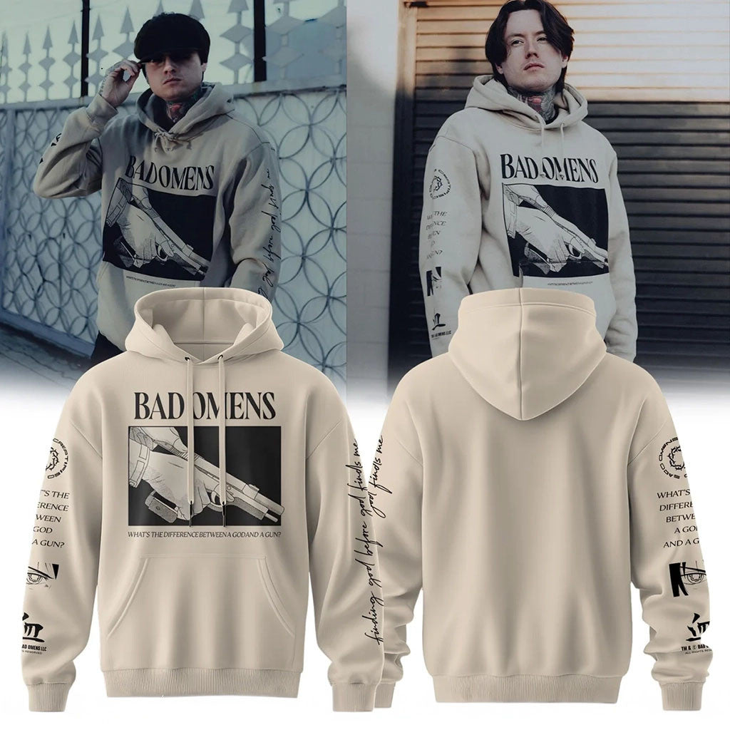Bad Omens Merch 2026 Do You Feel Love Tour Hoodie The Gun Hoodie Present For Brothers
