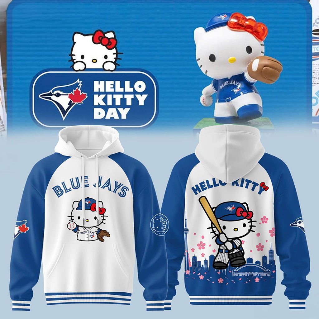 Toronto Blue Jays x Hello Kitty Day 2026 Hoodie TB Jays Merch Best Gifts For Baseball Fans