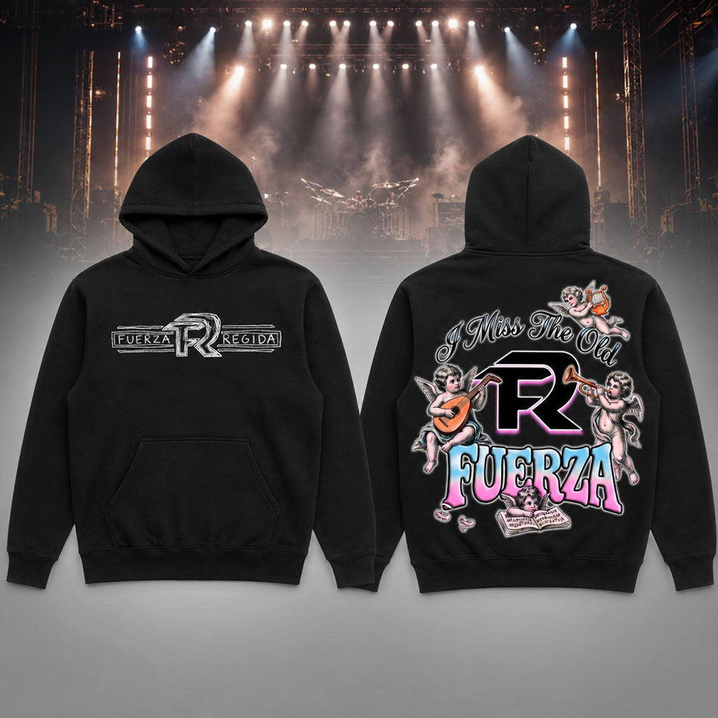 Fuerza Regida Merch 2026 This Is Our Dream Tour Old Fuerza Black Hoodie Gifts For Music Fans