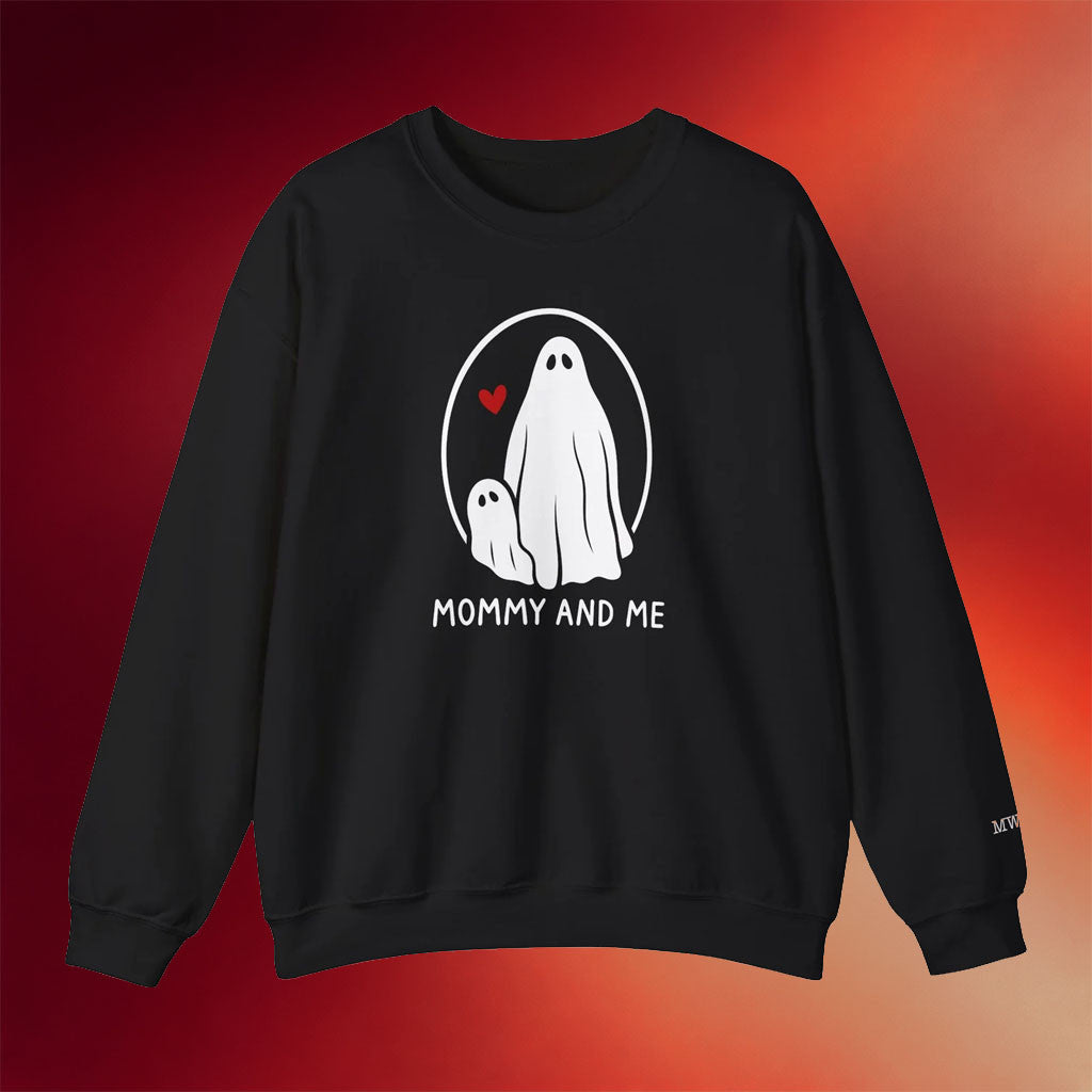 Murder With My Husband Merch 2026 Mommy And Me Crewneck Sweatshirt MWMH Merch Halloween Gifts
