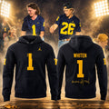 Michigan Wolverines x Morgan Wallen Still The Problem Tour 2026 Hoodie Whiten #1 Wolverines Merch