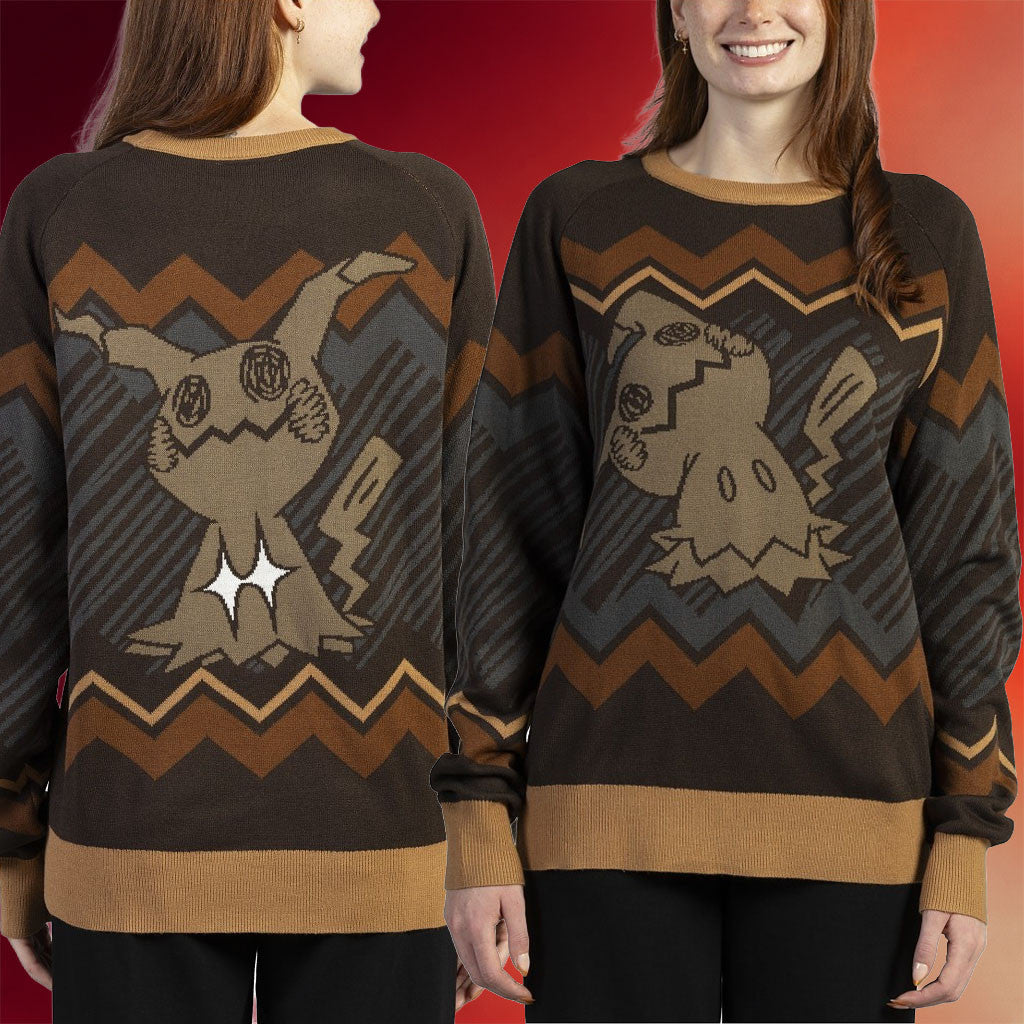 Pokemon Center Merch Halloween Collection 2026 Mimikyu Sweater Good Gifts For Pokemon Fans