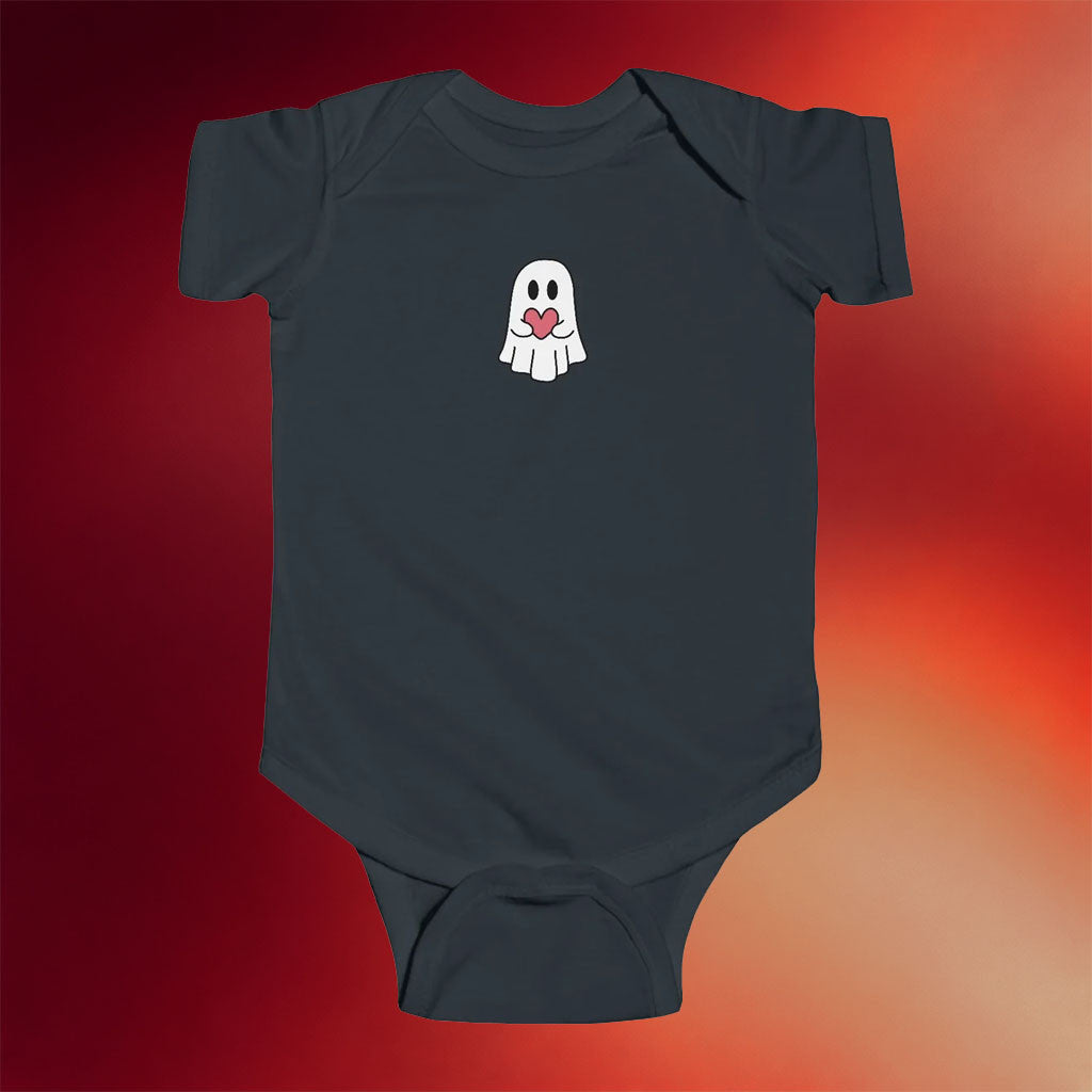 Murder With My Husband Merch 2026 Ghosty Heart Baby Onesie MWMH Merch Halloween Present