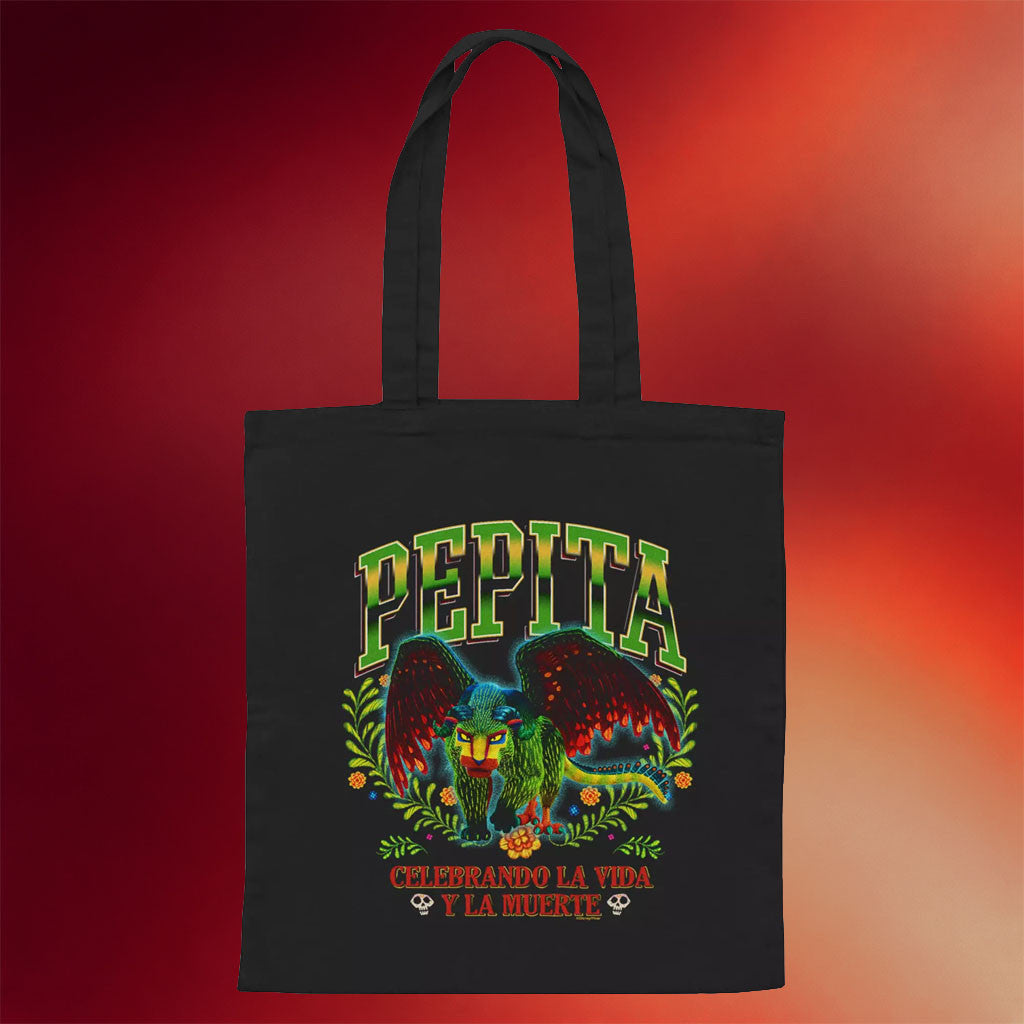 Pepita Merch 2026 Celebrando La Vida Y La Muerte Tote Bag Pepita D Merch Gift For Friends
