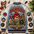 Angry Birds Merch Bird Is The Word Fling Into Chaos Jacket Birthday Gift For Him