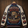 Arizona Wildcats Bear Down Varsity Jacket Arizona Football Merch Game Day Gift For Wildcats Fan