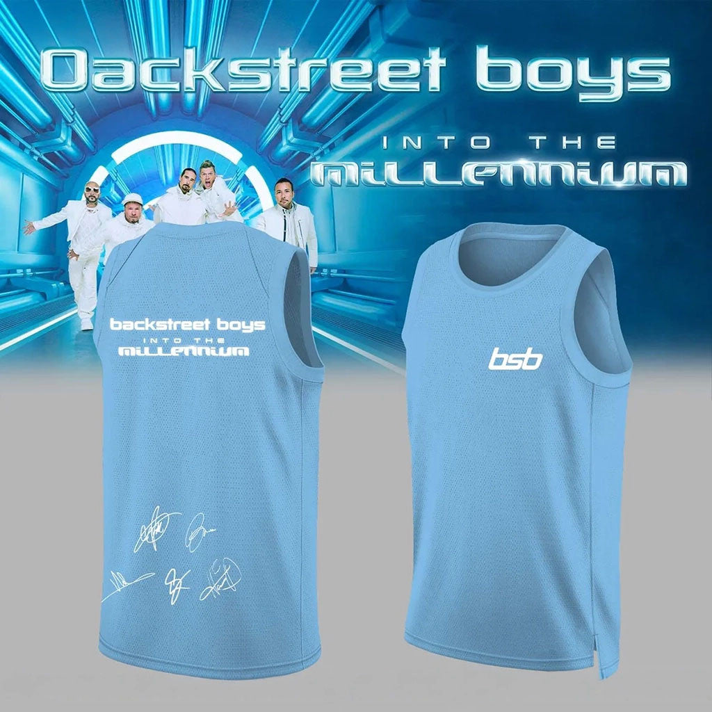 Backstreet Boys 2026 Into The Millennium Signature Jersey Backstreet Boys Merch Music Fan Gear