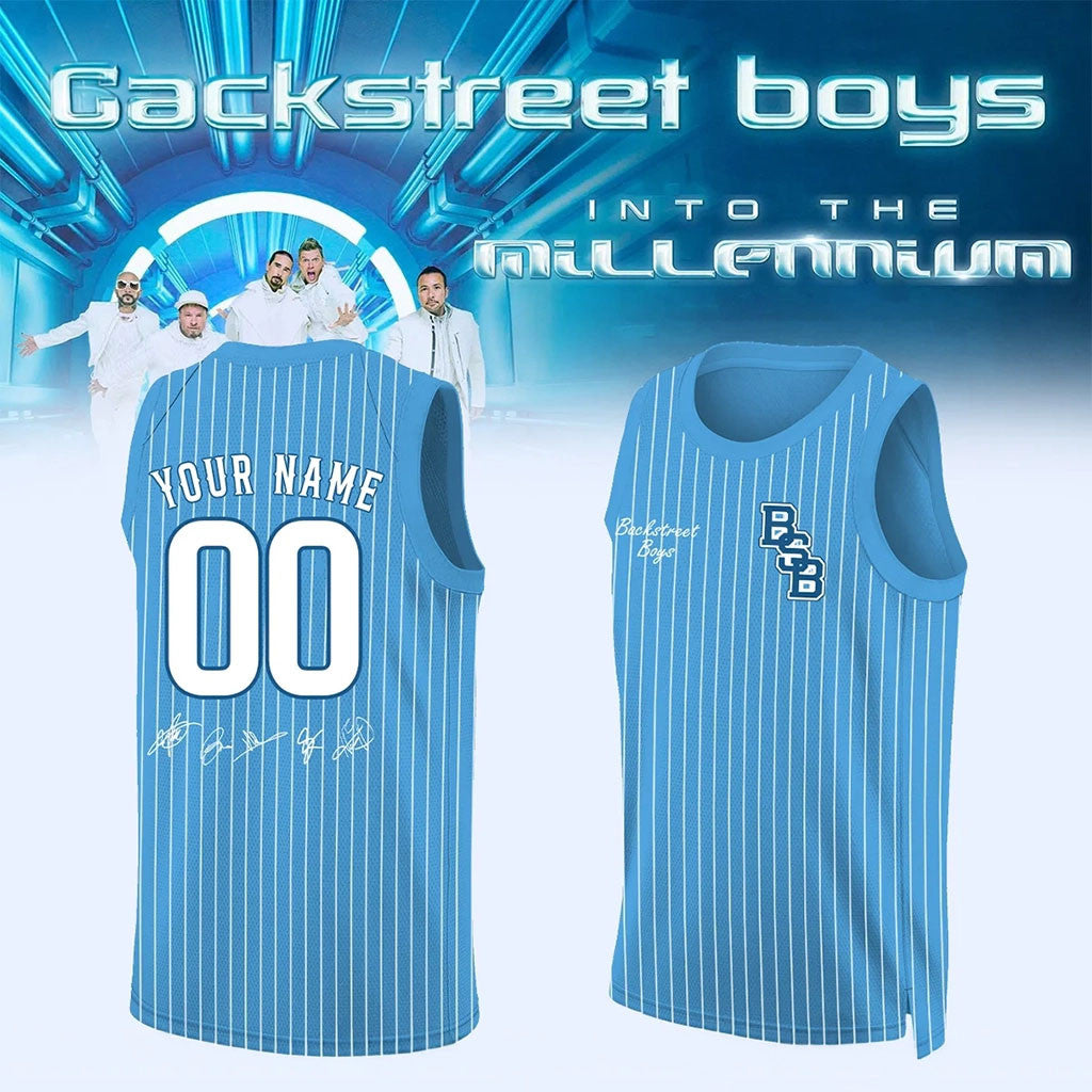 Personalized Backstreet Boys 2026 Into The Millennium Signature Jersey Backstreet Boys Merch