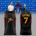 Philadelphia 76Ers Jaylen Brown #7 Signature Basketball Jersey 76Ers Merch Gifts For Fans