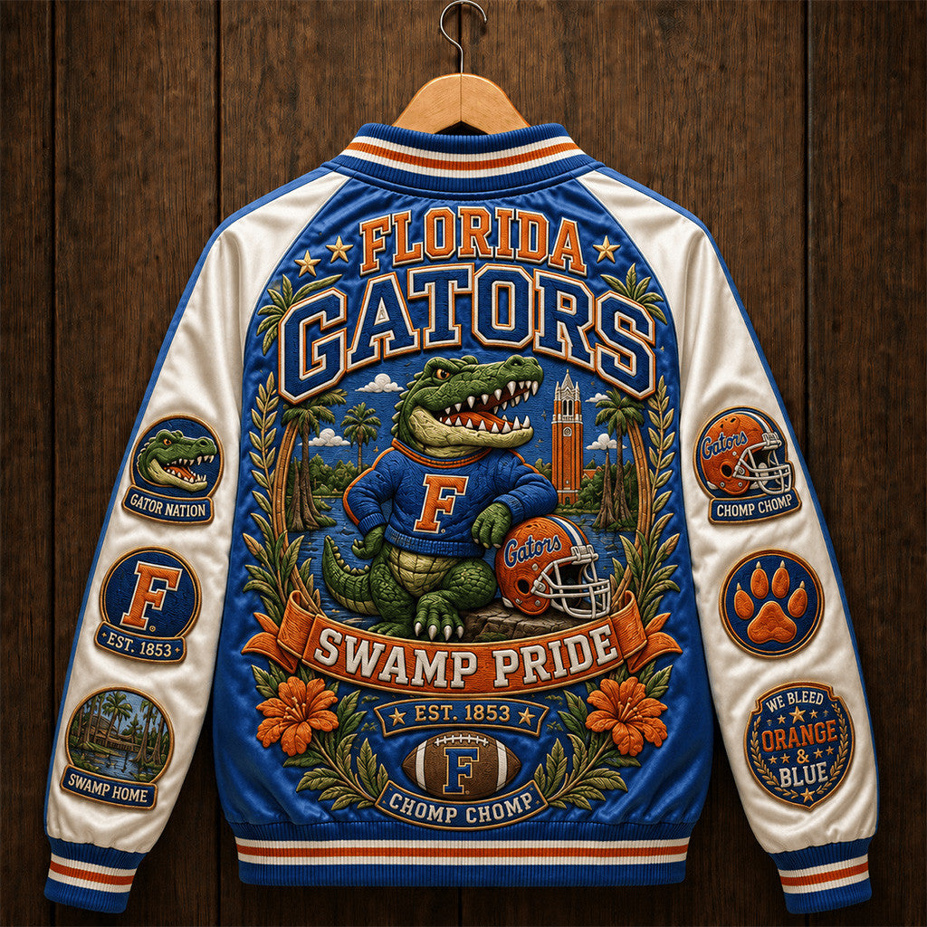 Florida Gators Swamp Pride Varsity Jacket Gators Merch Florida Game Day Gifts