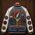 Grateful Dead Merch Peace Love Jam Psychedelic Soul Jacket Dancing Bears Rock Music Fan Gift