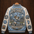North Carolina Tar Heels Blue Pride Varsity Jacket UNC Basketball Fan Gear Tar Heels Merch