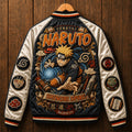 Naruto Shinobi Spirit Believe It Varsity Jacket Naruto Uzumaki Anime Apparel Ninja Fan Gift