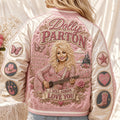 Dolly Parton I Will Always Love You Varsity Jacket Country Music Floral Apparel Dolly Fan Gift - Merchluma