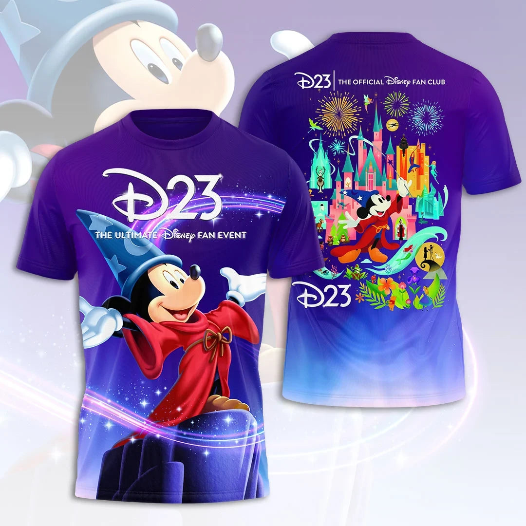 D23 2026 T-Shirt Mickey Mouse Magic Kingdom Ultimate Fan Event Shirt Gifts For Friends - Merchluma