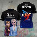 D23 x Frozen Merch 2026 Mickey Mouse Sorcerer Shirt Ultimate Fan Event T-Shirt For Fans Cartoon Apparel - Merchluma