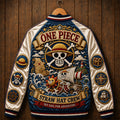 One Piece Straw Hat Crew Set Sail for Adventure Jacket Anime Pirate Fan Apparel One Piece Merch - Merchluma