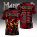 Manowar 2027 World Tour T-Shirt Kings Of Metal Rock Band Fan Graphic Tee Manowar Merch - Merchluma