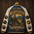 West Virginia Mountaineers Mountain Pride Vintage Football Jacket Mountaineers Merch Fan Gear - Merchluma