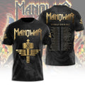Manowar Fighting The World T-Shirt World Tour 2027 Heavy Metal Concert Shirt Manowar Merch - Merchluma