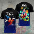 Mickey D23 2026 Ultimate Fan Event Shirt Cartoon T-Shirt Sorcerer Mickey Mouse Fan Gifts - Merchluma