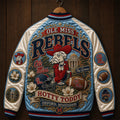 Ole Miss Rebels Hotty Toddy Varsity Jacket Rebels Merch Game Day Gifts For Football Fan - Merchluma