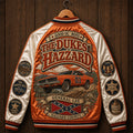 The Dukes of Hazzard Good Ol Boys General Lee Varsity Jacket Hazzard County TV Show Fan Gift - Merchluma