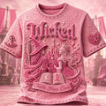 Wicked Witch Princess Breast Cancer Awareness Shirt Faith Hope Cure Pink Ribbon T-Shirt Women - Merchluma