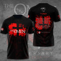 The Omen 50 Years Anniversary Shirt Damien Horror Movie 1976-2026 T-Shirt The Omen Merch - Merchluma