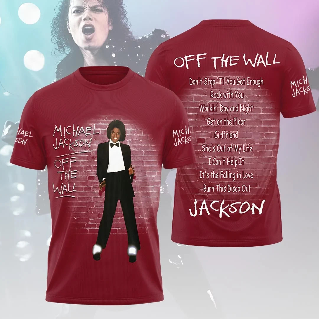 Michael Jackson Off The Wall Shirt Classic Pop Music Legend Fan Shirt Michael Jackson Merch - Merchluma
