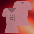 Valuetainment Merch 2026 Future Looks Bright Blush VT Mama V-Neck Shirt Gifts For Her - Merchluma
