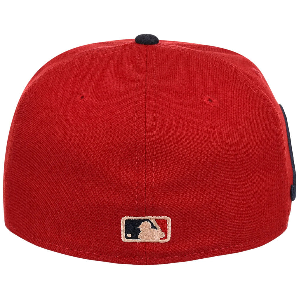 Lids Hat Drop Atlanta Crown The City Merch Atlanta Braves Peach Drip Snapback Hat Fan Present - Merchluma