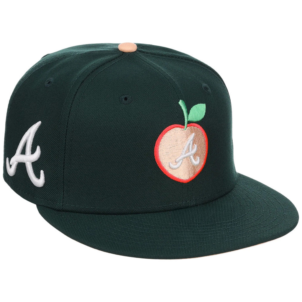 Lids Hat Drop Atlanta Crown The City Merch Atlanta Braves Peach Snapback Hat Best Fan Gifts - Merchluma