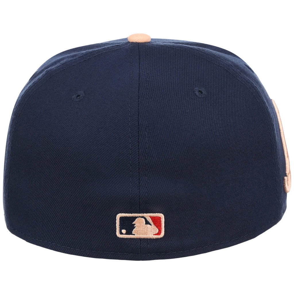 Lids Hat Drop Atlanta Crown The City Merch Atlanta Braves Peach Snapback Hat Cool Baseball Gift - Merchluma
